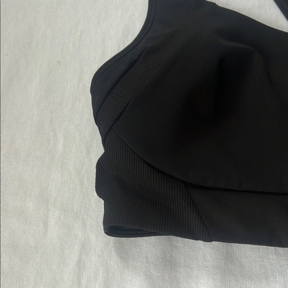 Avia Black Sports Bra Seamless Supportive Design - Picture 3 of 5